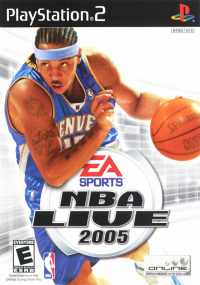 NBA Live 2005 PAL Playstation 2 PAL box art